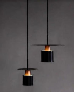 Welina Gold and Black Pendant Lamp | Industrial Series