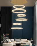 Yavanna Rose Gold High Ceiling Pendant Light | Luxury Series