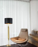 Ruby Gold and Black Floor Lamp | Stylish Series