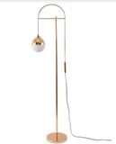 Pleya Gold Curvy Floor Lamp | Contemporary Design