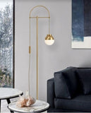 Pleya Gold Curvy Floor Lamp | Contemporary Design