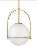 Briella Gold and White Pendant Light | Modern Series