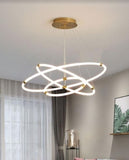 Arken White and Gold 3 Rings LED Pendant Light | Urban Series