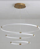 Arken White and Gold 3 Rings LED Pendant Light | Urban Series