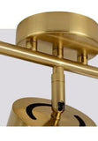 3 Head Gold LED Ceiling Mounted | Modern Design