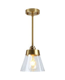 Therese Smokey Grey and Gold Pendant Lamp | Trendy Series