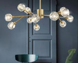 Hayen Gold and Crystal Pendant Lamp | Modern Series
