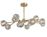 Hayen Gold and Crystal Pendant Lamp | Modern Series