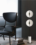Amya White and Black Floor Lamp | Designer Series (PRE ORDER 6-8WEEKS)