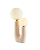 Coltan Cream and Gold 2 Globes Table Lamp | Trendy Series