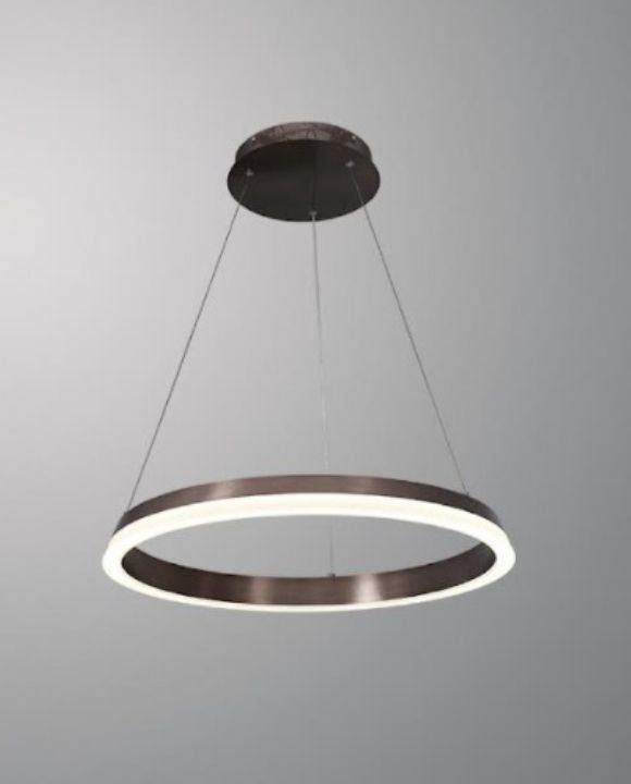 Alana Bronze LED Ring Pendant Light | Modern Design
