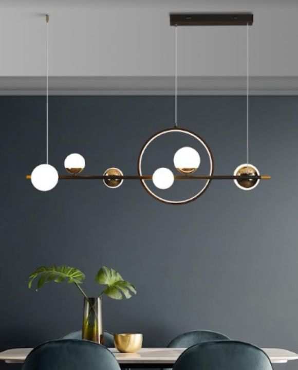 Kyara Black and Gold Pendant Lamp | Modern Series