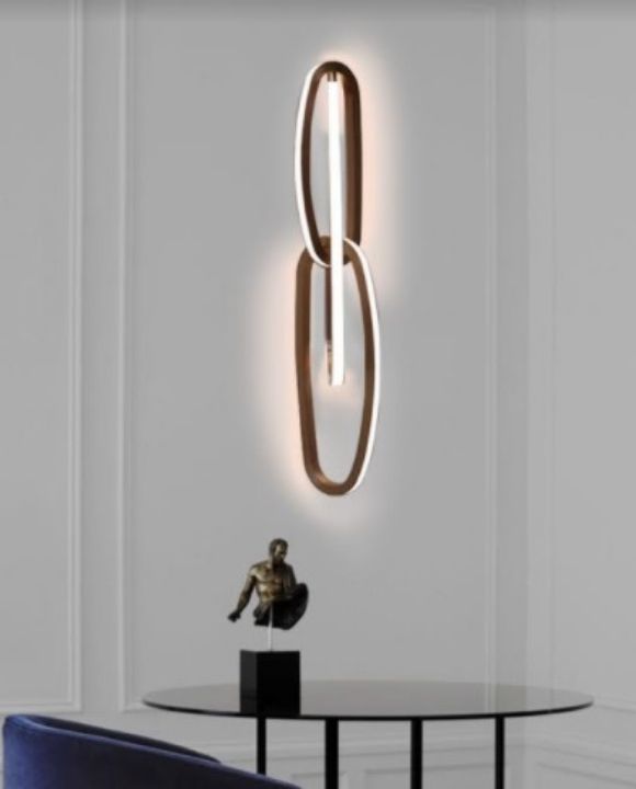 Joline Gold Oval Wall Lamp | Posh Series