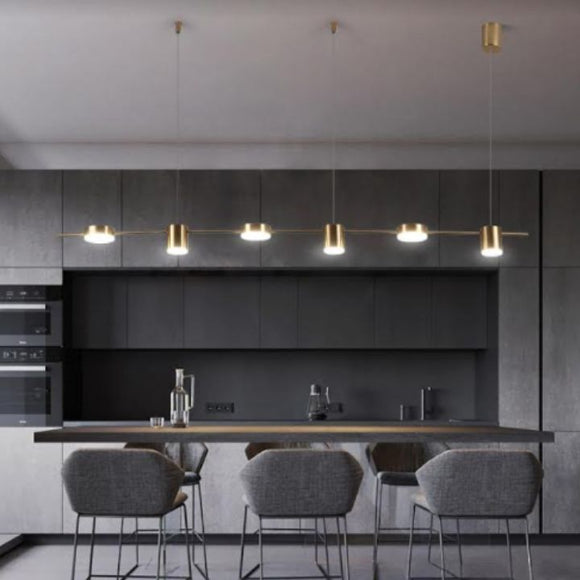 Gold Minimalist LED 3 Colour Pendant Light | Minimalist Series