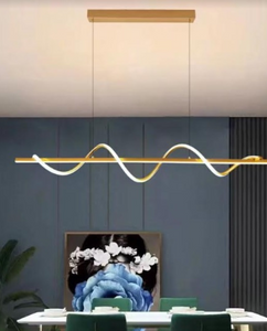 Valina Gold Curvy Pendant Light | Modern Series