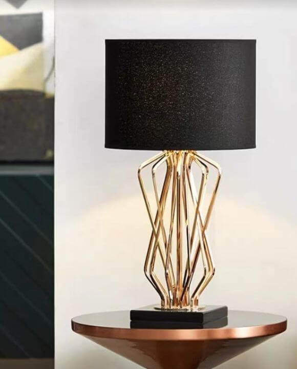 Arlene Gold Decorative Table Lamp | Modern Series