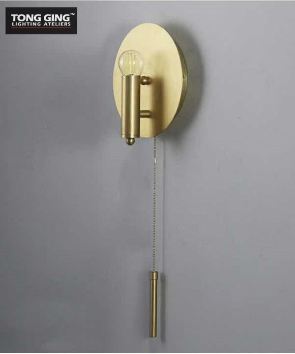 Russo Circular Gold Wall Light