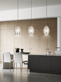 Glass Copper Pendant Light | Retro Design