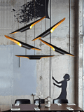 Unique Black Pendant Light | Aluminium