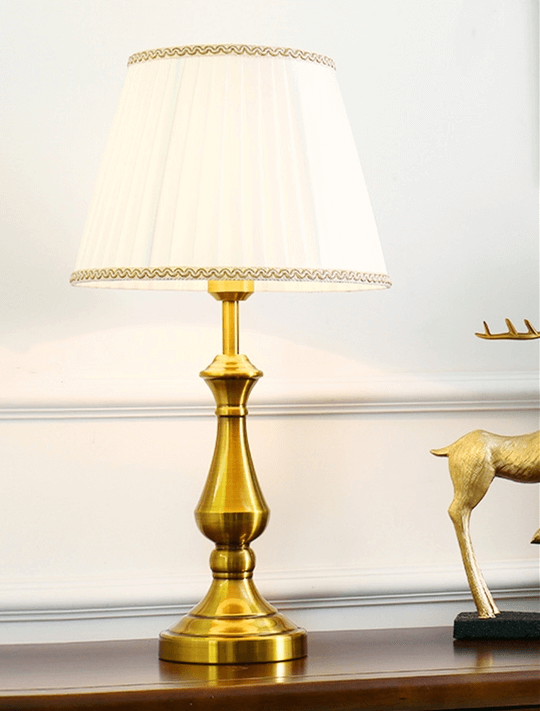 Gold Bronze Table Lamp | Modern Design