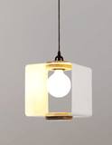 Loha Square Chrome Pendant Light | Modern design