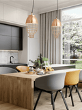 Trendy Rose Gold Pendant Lamp | Chrome Design
