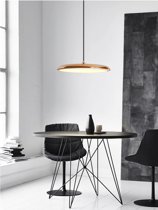 Sorrel Rose Gold Pendant Lamp | Chrome Design