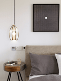 Glass Copper Pendant Light | Retro Design