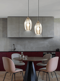 Glass Copper Pendant Light | Retro Design