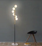 Eirik Trendy Gold and Black Floor Lamp | New Arrival