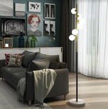 Eirik Trendy Gold and Black Floor Lamp | New Arrival