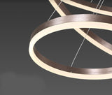 Riviera Modern 3 - Rings Chrome Chandelier | Designer Series