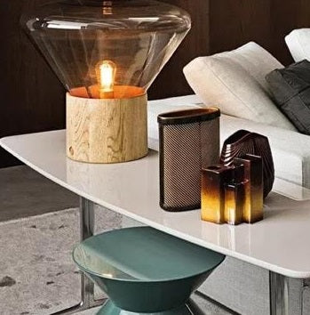 Wooden Bulb-shaped Table Lamp | Designer Series