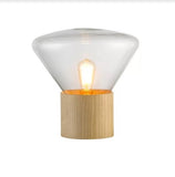 Wooden Bulb-shaped Table Lamp | Designer Series