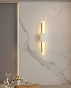 Dixon Marble Finish Copper Wall Lamp | Designer Series