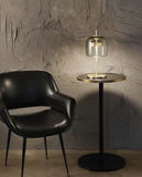 Ripple Gold and Black Table Lamp | Designer Series