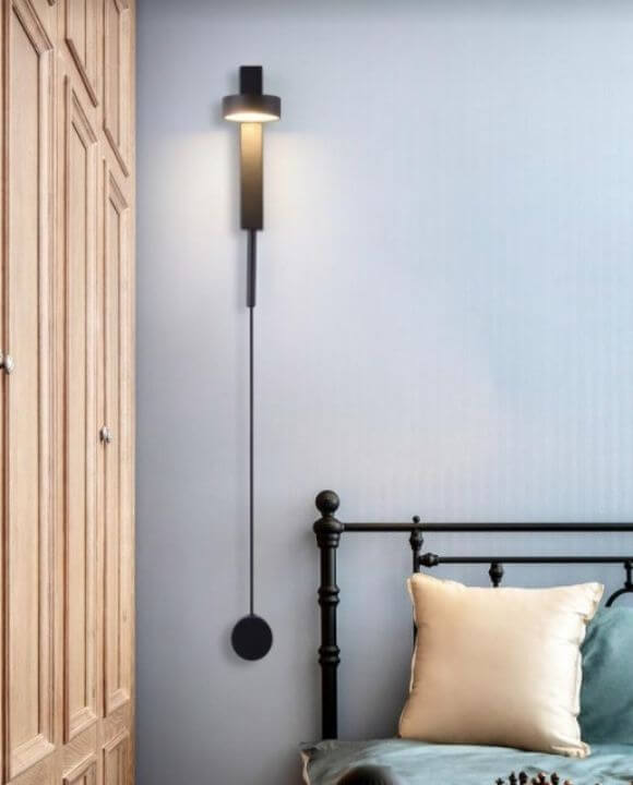 Signature Box Wall Lamp painted Black | Modern Design