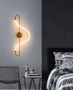 Salena LED Gold Wall Lamp | Modern Series