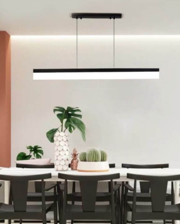 Rectangular Pendant Light Fixtures Modern 1 Light Stain Gold Textured